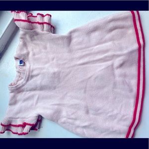 Janie and jack knit ruffled sleeve dress